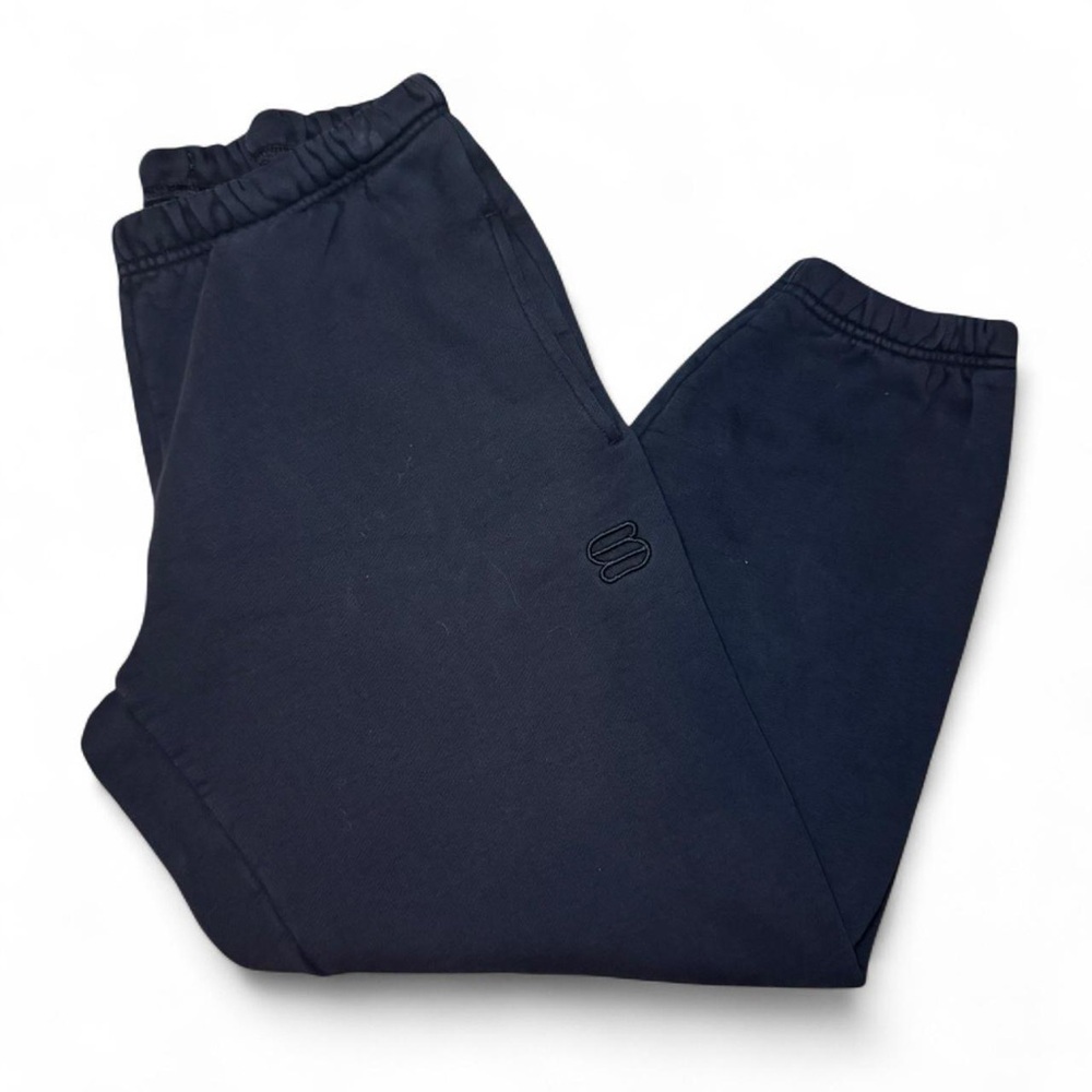 Aritzia SuperWorld TnA Washed Faded Black Baggy Jogger Sweatpants — SMALL